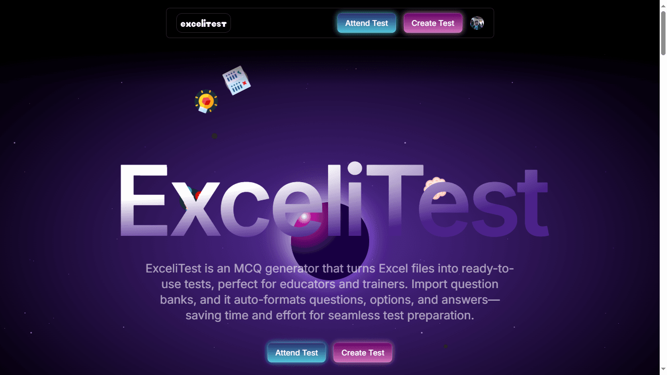 Excelitest (Hackathon Winner)